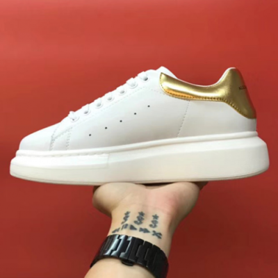 Alexander McQueen 2018 Oversol Sneakers Gold -알렉산더맥퀸 오버솔 스니커즈 골드 Qeen0042x.Size(225 - 280)