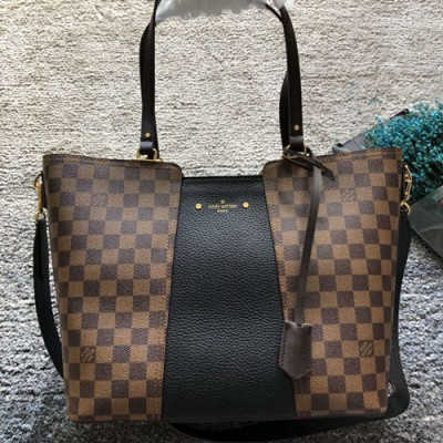 Louis Vuitton Tote Shoulder Bag,41cm - 루이비통 다미에 저지 토트 숄더백  N44041,LOUB0419 ,41cm,브라운+블랙