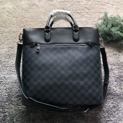 Louis Vuitton Newport Mens Business,38cm - 루이비통 뉴포트 남성용 서류가방 N41588,LOUB0422  ,38cm,블랙+블루