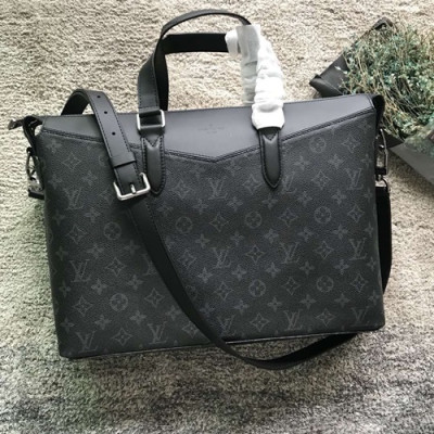 Louis Vuitton Explorer Briefcase Mens Business,39cm - 루이비통 익스플로러 브리프 케이스 남성용 서류가방 M40566 ,LOUB0423 ,39cm,블랙