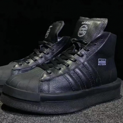 Adidas x Rick Owens High-top Mastodon Pro Model Black - 아디다스 x 릭오웬스 하이탑 Mastodon Pro Model 블랙 Adi0064x.Size(225 - 280)