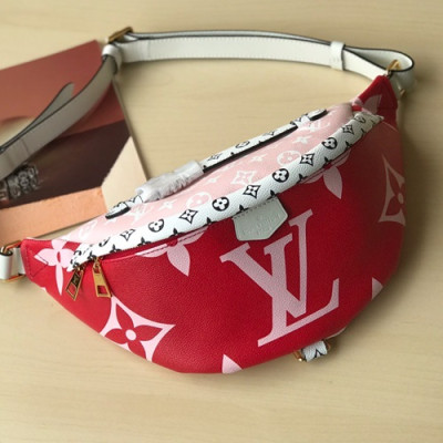 Louis Vuitton Monogram BUMBAG,37cm - 루이비통 BUMBAG 모노그램 남여공용 범백M43644,LOUB0459, 37cm ,레드