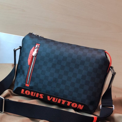 Louis Vuitton Messenger Shoulder Bag,37cm - 루이비통 남성용 메신저 숄더백 N42416,LOUB0476 ,37cm,블랙