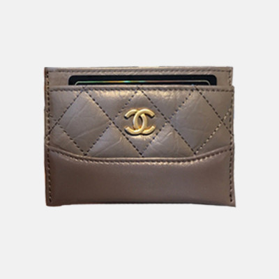 Chanel 2018 Ladies  Gabriel Card Purse - 샤넬 여성 신상 가브리엘 카드지갑 Cnl0088x.11CM 카키은장