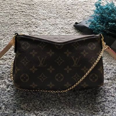 Louis Vuitton Pallas Clutch Shoulder Bag,23cm - 루이비통  팔라스 클러치 숄더백, M41638,LOUB0525 ,23cm,브라운+베이지그레이