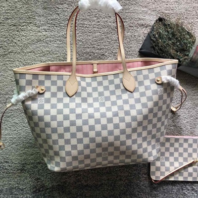 Louis Vuitton Never Full Monogram Tote Shoulder Shopper Bag,32/40cm - 루이비통 네버풀 모노그램 토트 숄더 쇼퍼백 M40995,LOUB0560 ,32/40cm,화이트+핑크