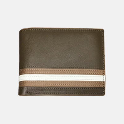 Bally 2019 Mens Logo Leather Bifold Wallet/Card Holder - 발리 남성 신상 로고 레더 반지갑/카드홀더 Bly0036x.브라운