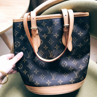 Louis Vuitton MonogramBucket Tote Shoulder Bag,36cm - 루이비통 모노그램 버킷 토트 숄더백 M42236,LOUB0603,36cm,브라운