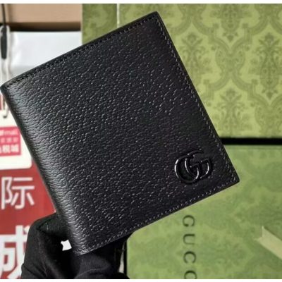 Gucci 2019 Mens Guccy Print Logo Bifold Wallet 510491 - 구찌 프린트 로고 반지갑 Guc0532x.11CM.블랙