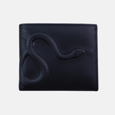 Gucci 2019 Mens Embo Snake Leather Bifold Wallet 451179 - 구찌 남성 엠보 스네이크 레더 반지갑 Guc0544x.11.5CM.블랙