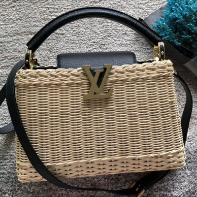 Louis Vuitton Capucines Tote Shoulder Bag,27cm - 루이비통 카푸신 토트 숄더백  M55009,LOUB0680 ,27cm,블랙