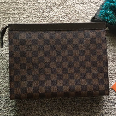 Louis Vuitton Pochette Voyage Monogram Eclipse Clutch Bag,26/33cm - 루이비통 포쉐트 보야지 모노그램 이클립스 남여공용 클러치백 M61692 ,LOUB0742,26cm/33,브라운 2