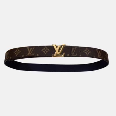 Louis vuitton 2019 Monogram Both-sides Mens Leather Belt M0141 - 루이비통 남성 양면 모노그램 레더 벨트 Lou0670x.Size(3CM)브라운금장