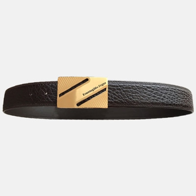 Eremengido Zena 2019 Mens Leather Belt - 제냐 2019 남성 이태리 레더 벨트 Zeg0040x.Size(4.0cm)딥브라운금장