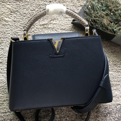 Louis Vuitton Capucines Tote Shoulder Bag,27/31cm - 루이비통 카푸신 토트 숄더백  M94517 ,LOUB0795 ,27/31cm,네이비