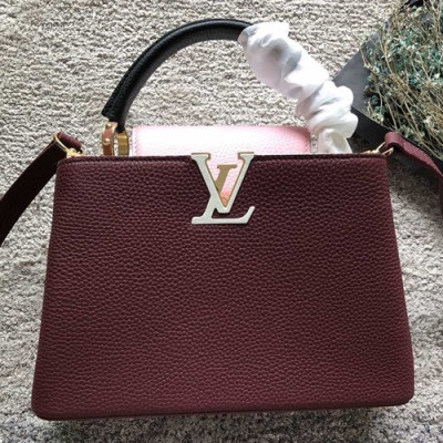 Louis Vuitton Capucines Tote Shoulder Bag,27cm- 루이비통 카푸신 토트 숄더백  M94517,LOUB0809 ,27cm,와인