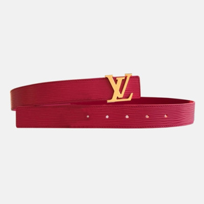 Louis vuitton 2019 Ladies Initiales Epi Leather Belt - 루이비통 여성 신상 이니셜 에삐 레더 벨트 Lou0682x.Size(3.0CM)핑크금장