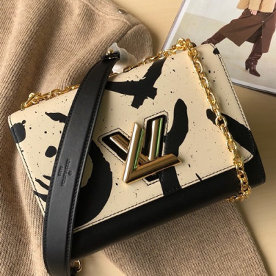 Louis Vuitton Twist Shouder Bag,23cm - 루이비통 트위스트 숄더백 ,M50280,LOUB0912,23cm,베이지+블랙