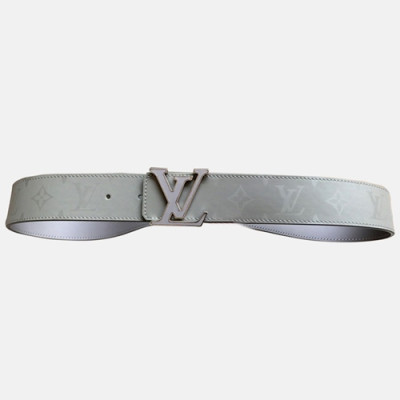 Louis vuitton 2019 Mens Reversible Initial Logo Leather Belt M9044 - 루이비통 남성 리버시블 이니셜 로고 레더 벨트 Lou0712x.Size(4.0cm).그레이은장