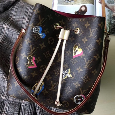 Louis Vuitton 2019 NeoNoe  Bucket Bag,26cm - 루이비통 2019 네오노에 버킷백  M44369 ,LOUB0935,26cm,브라운