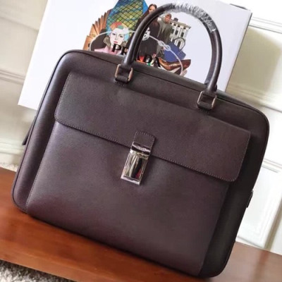 Prada Saffiano Mens Business Bag ,37CM - 프라다 사피아노  남성용 서류가방 2VE363-9 ,37CM,브라운