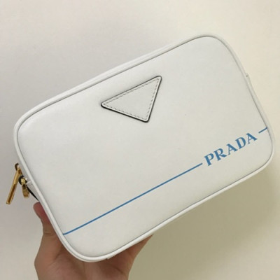 Prada 2018 Camera Shoulder Bag,21cm - 프라다 2018 카메라 남여공용 숄더백 ,1BH093-2,21cm,화이트