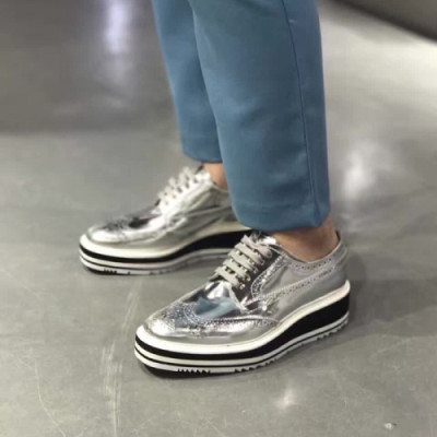 Prada 2018 Ladies Leather Sneakers - 프라다 여성 레더 스니커즈 Pra0459x.Size(220 - 250).블랙