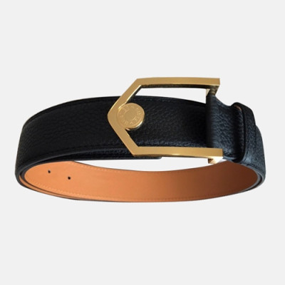 [매장판]Hermes 2019 Mens Licol Leather Constance Belt - 에르메스 남성 리콜 가죽 콘스탄스 벨트 Her0098x.Size(3.5cm).블랙금장