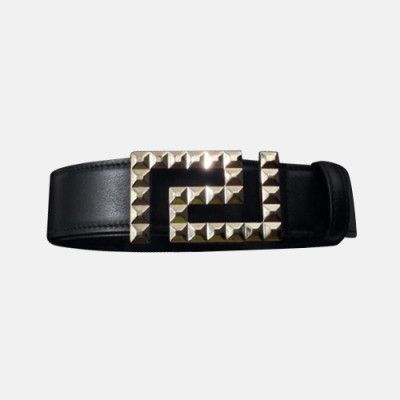 Versace 2019 Mens Medusa Steel Buckle Leather Bellt - 베르사체 남성 메두사 스틸 버클 레더 벨트 Ver0125x.Size(3.5cm).블랙은장