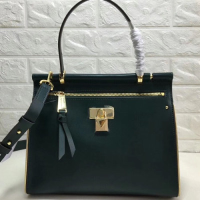 Michael Kors Leather Jasmine Mercer Lock Tote Shoulder Bag, 28CM - 마이클 코어스 레더 자스민 머서 락 토트 숄더백 ,MKB0250, 28CM,다크그린