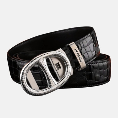 Hermes 2019 Mens Licol Leather Constance Belt - 에르메스 남성 리콜 가죽 콘스탄스 벨트 Her0104x.Size(3.5cm).2컬러(블랙은장/브라운금장)