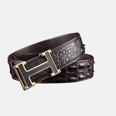 Hermes 2019 Mens Initial Logo Leather Belt - 에르메스 남성 이니셜 로고 버클 레더 벨트 Her0112x.Size(5.0cm).2컬러(블랙은장/브라운금장)