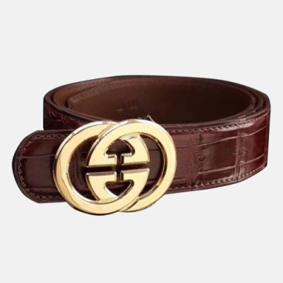 Gucci 2019 Mens Business Leather Belt - 구찌 남성 비지니스 자동 버클 레더 벨트 Guc0730x.Size(3.5cm).2컬러(블랙은장/브라운금장)