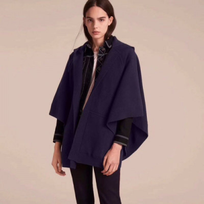 Burberry 2018 Ladies Wool Cape - 버버리 여성 울 망토 Bur0428x.Size(Free).네이비