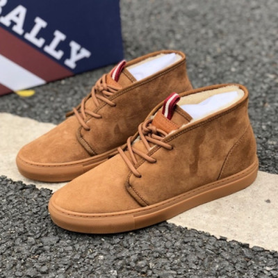 Bally 2018 Mens Leather High-top Sneakers - 발리 신상 남성 레더 하이탑 스니커즈 Bly0061x.Size(245- 265).브라운