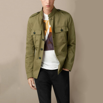 Burberry 2019 Mens Classic Cotton Jacket - 버버리 남성 클랙식 코튼 자켓 Bur0469x.Size(m - 2xl).2컬러(네이비/올리브)