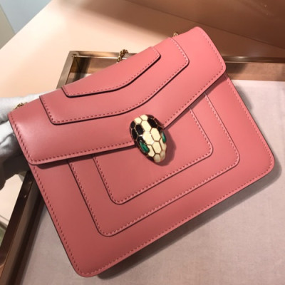 Bvlgari Serpenti Forever Chain Shoulder Bag,20CM - 불가리 세르펜티 포에버 체인 숄더백,BVLB0067,20cm,핑크