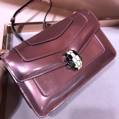 Bvlgari Serpenti Forever Chain Shoulder Bag,22CM - 불가리 세르펜티 포에버 체인 숄더백,BVLB0101,22cm,핑크