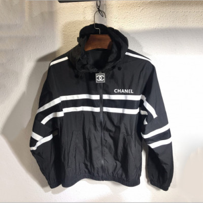 Chanel 2019 Mens Wind Breaker Jacket - 샤넬 남성 바람막이 자켓 Cnl0253x.Size(m - 3xl).블랙