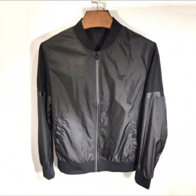 Armani 2019 Mens Wind Breaker Jacket - 알마니 남성 바람막이 자켓 Arm0133x.Size(m - 3xl).블랙