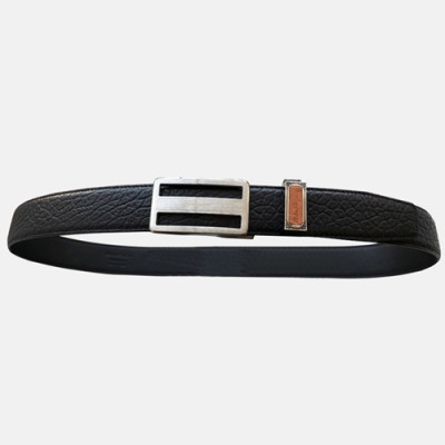 Salvatore Ferragamo 2019 Mens Gancini Buckle Leather Belt - 살바토레 페라가모 남성 간치니 자동 버클 레더 벨트 Fer0187x.Size(3.5cm).블랙은장