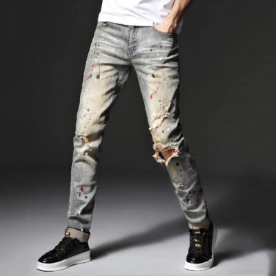 Balmain 2019 Mens Denim Pants - 발망 남성 신상 데님 팬츠 Bam0080x.Size(28 - 42).그레이