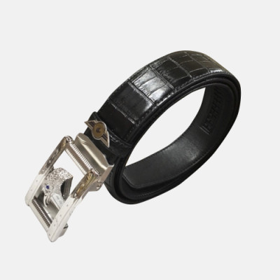 Stefano Ricci 2019 Mens Automatic Buckle Leather Belt - 스테파노리치 남성 오토매틱 버클 레더 벨트 Ste0055x.Size(3.4cm).블랙은장