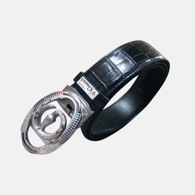 Gucci 2019 Mens Snake Steel Buckle Business Leather Belt - 구찌 신상 남성 스네이크 스틸 버클 비지니스 레더 벨트 Guc0801x.Size(3.4cm).블랙은장