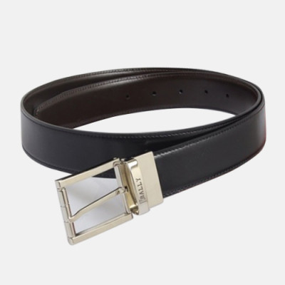 Bally 2019 Mens Classic Buckle Business Leather Bellt - 발리 남성 클래식 버클 비지니스 레더 벨트 Bly0067x.Size(3.4cm).블랙은장