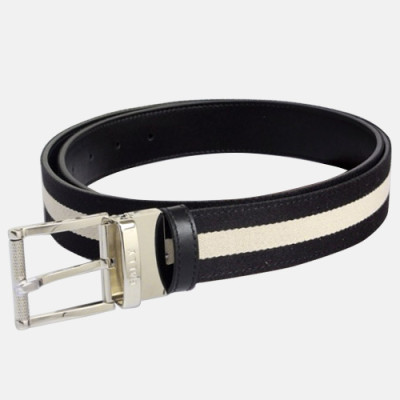 Bally 2019 Mens Classic Buckle Business Leather Bellt - 발리 남성 클래식 버클 비지니스 레더 벨트 Bly0068x.Size(3.5cm).블랙은장