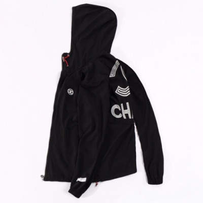 Givenchy 2019 Mens Embroidery  Patch Wind Breaker Jacket - 지방시 남성 신상 자수 패치 방풍 자켓 Giv0107x.Size(m - 2xl).2컬러(블랙/네이비)