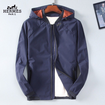 [매장판]Hermes 2019 Mens Business Casual Jacket - 에르메스 남성 비지니스 캐쥬얼 자켓 Her0206x.Size(m - 3xl).3컬러(네이비/레드/블랙)