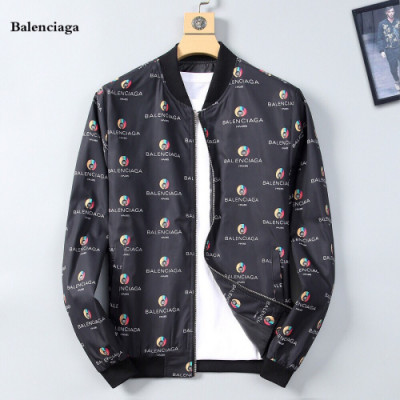 Balenciaga 2018 Mens Logo Print Cajual Jacket - 발렌시아가 로고 프린트 캐쥬얼 자켓 Bal0132x.Size(m - 3xl).2컬러(블랙/화이트)