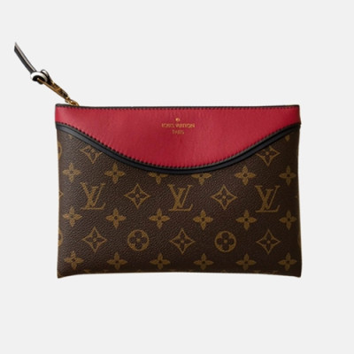 Louis Vuitton Pochette Tuileries Clutch Bag,23.5cm- 루이비통 포쉐트 키리가미 클러치백,M63936,LOUB1019,23.5cm,브라운+와인